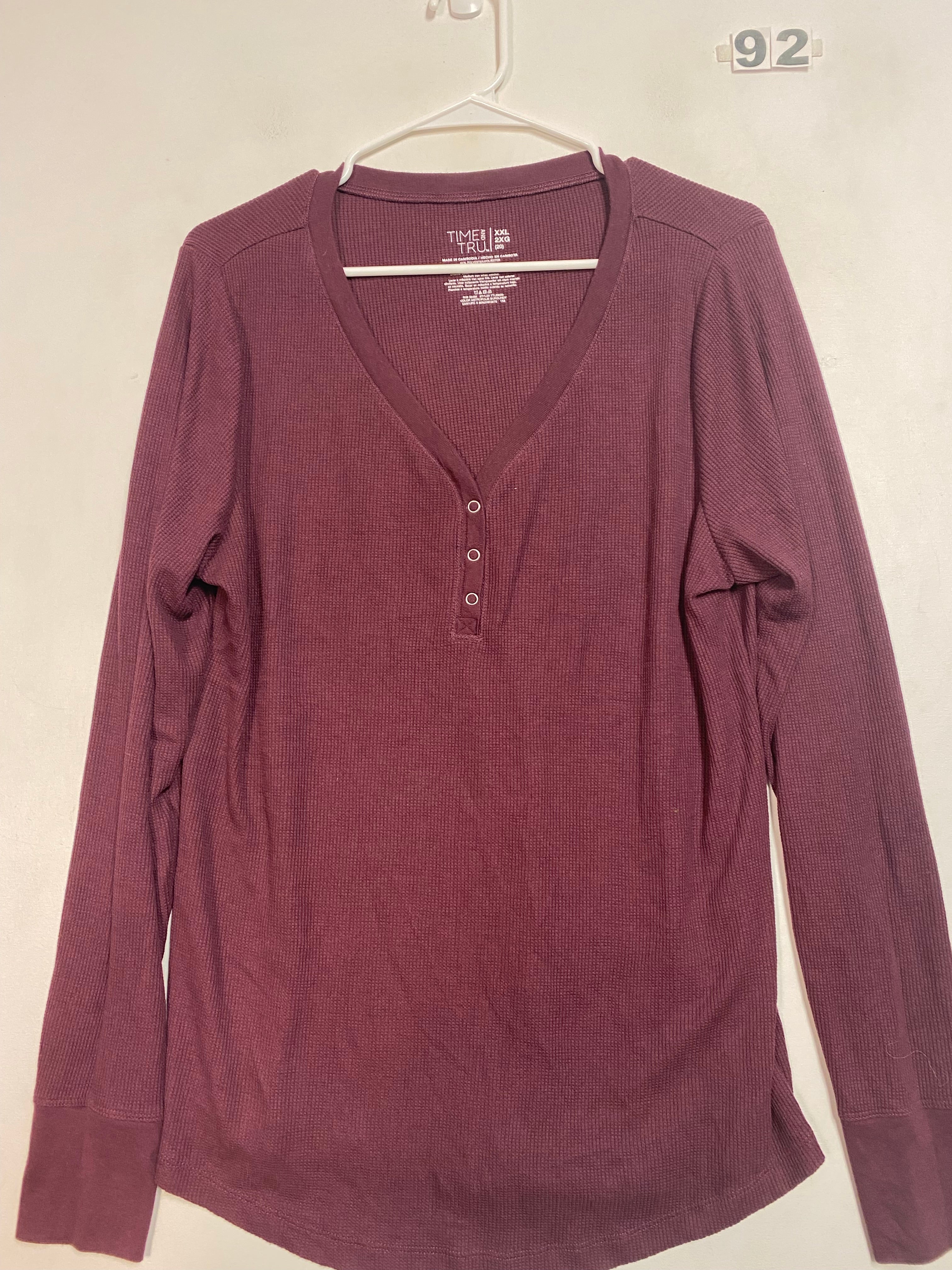 Women’s XXL Time & Tru Shirt