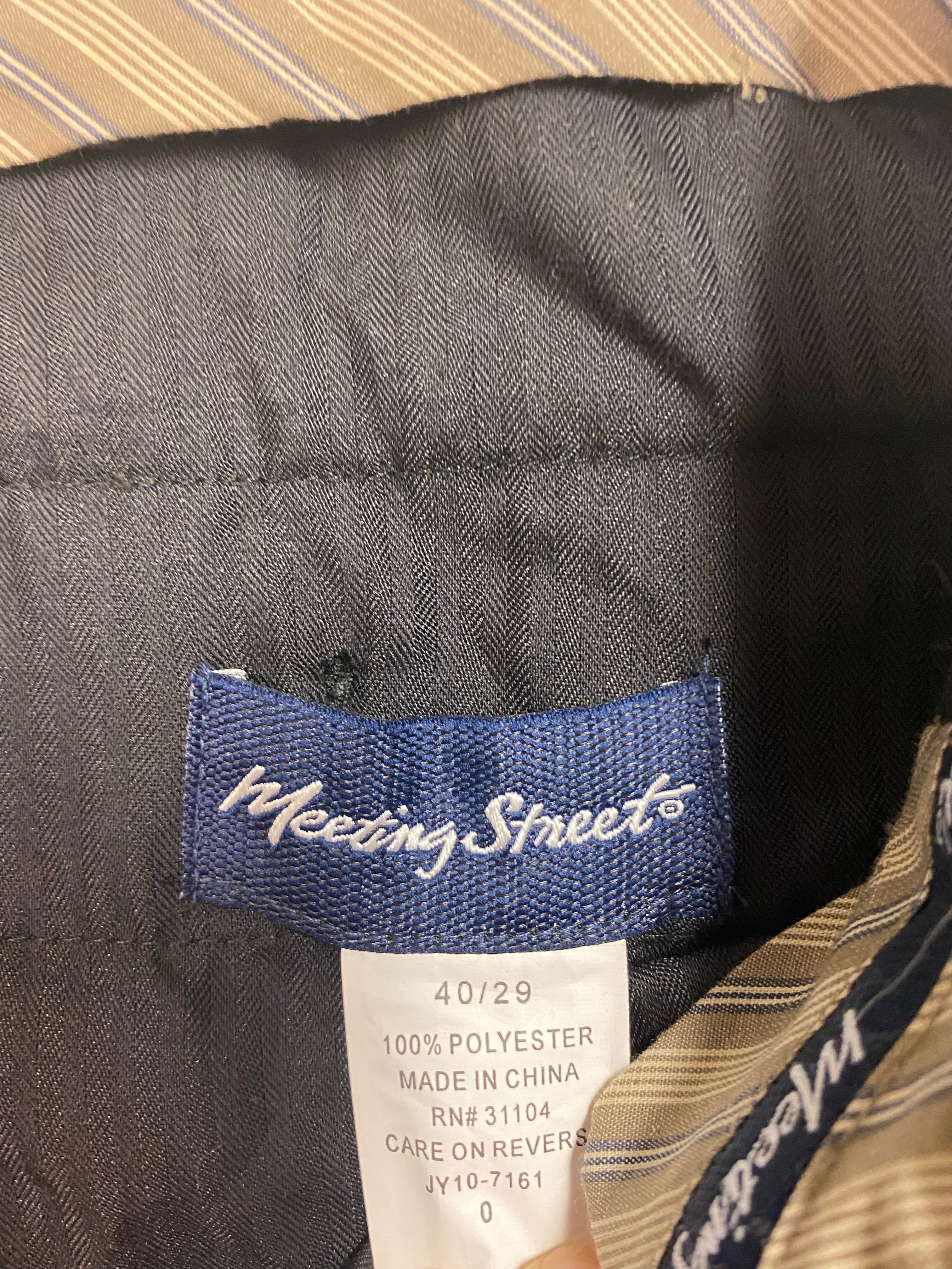 Men’s 40/29 Street Black Pants