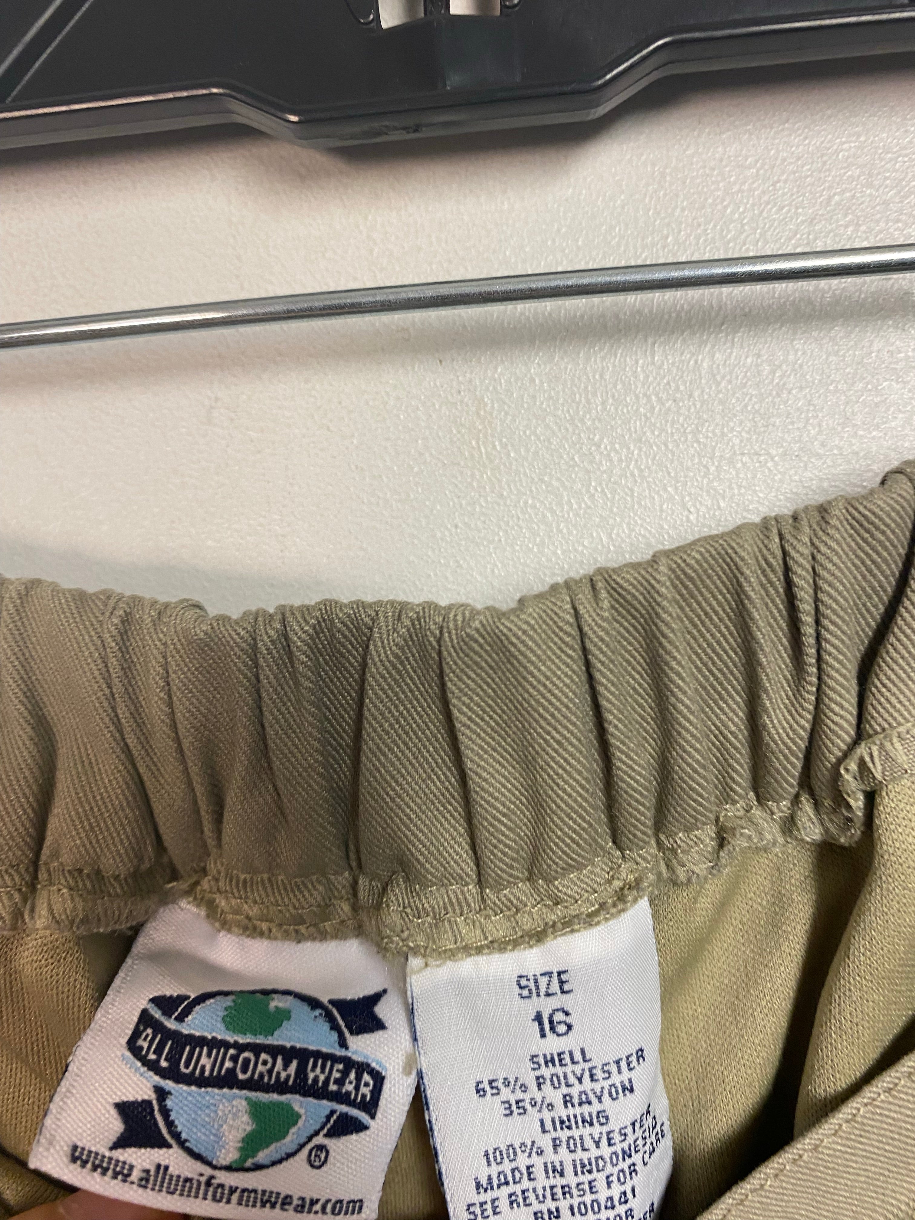 Girls 16 Khaki Skirt