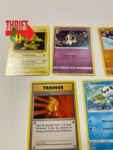 5 Pokémon Cards