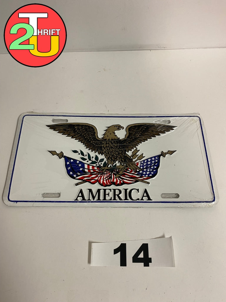 America Vanity Plate