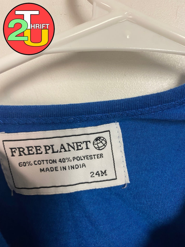 Boys 24 Free Planet Shirt
