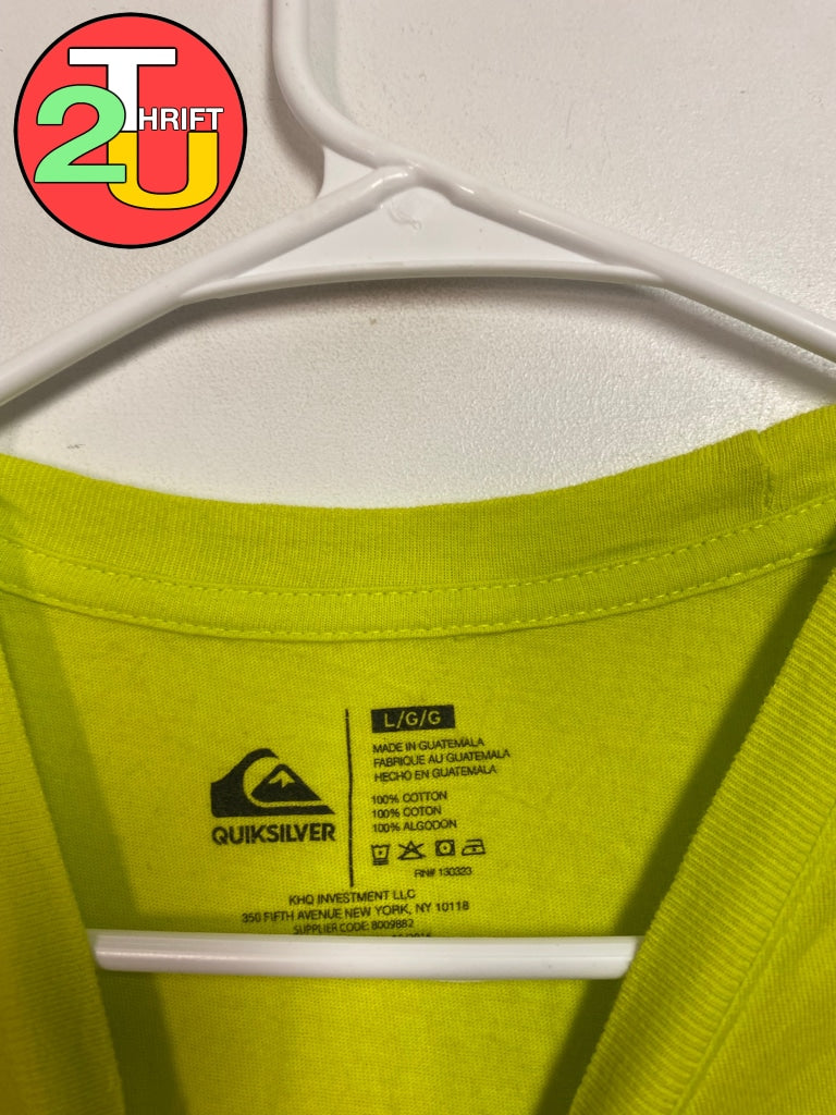 Boys L Quiksilver Shirt