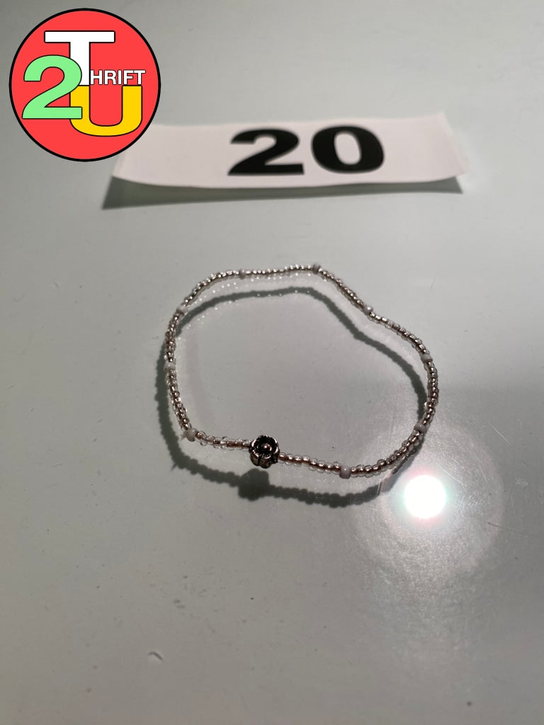 Chrome Flower Bracelet