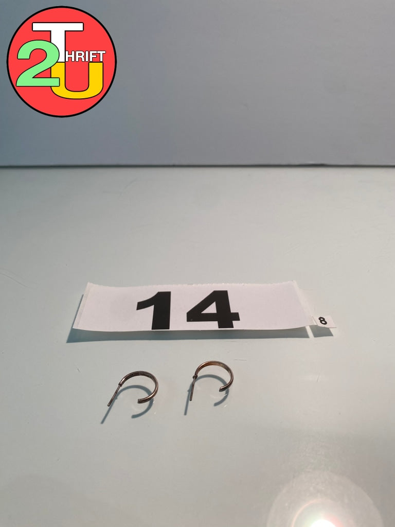 Chrome Hoop Earrings