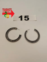 Load image into Gallery viewer, Chrome Hoop Earrings
