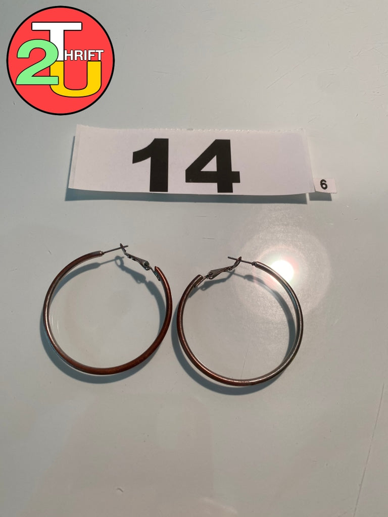 Chrome Hoop Earrings