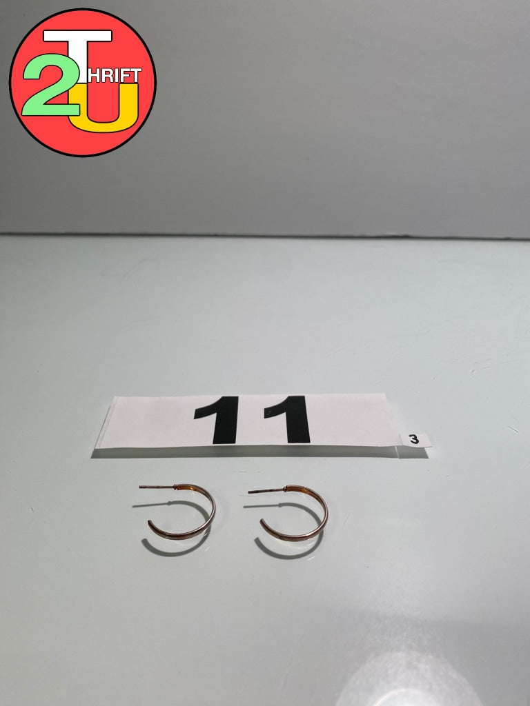 Chrome Hoop Earrings
