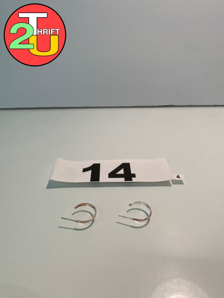 Chrome Hoop Earrings