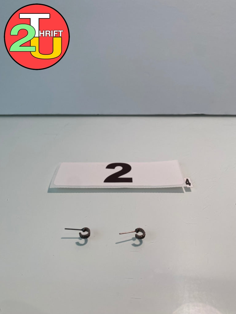 Chrome Hoop Earrings