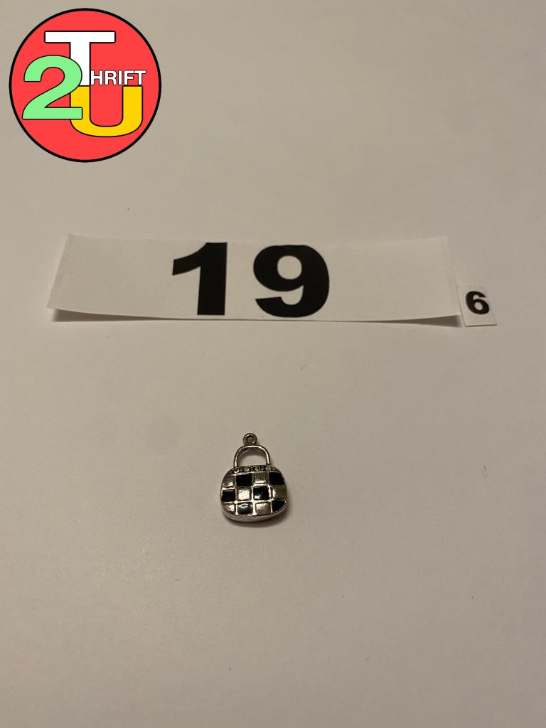 Chrome Purse Charm