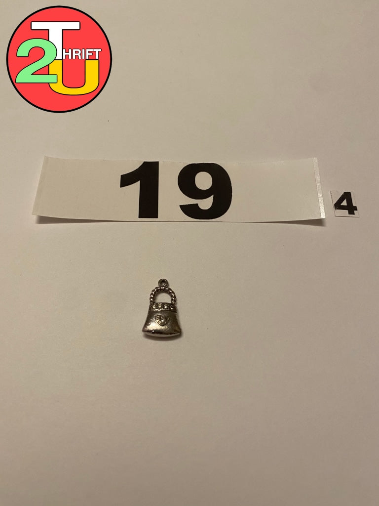 Chrome Purse Charm