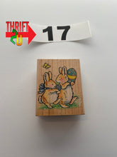 Load image into Gallery viewer, Egg Hunting Bunny Stamp
