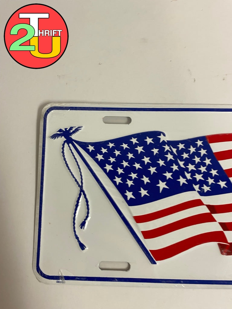 Flag Vanity Plate