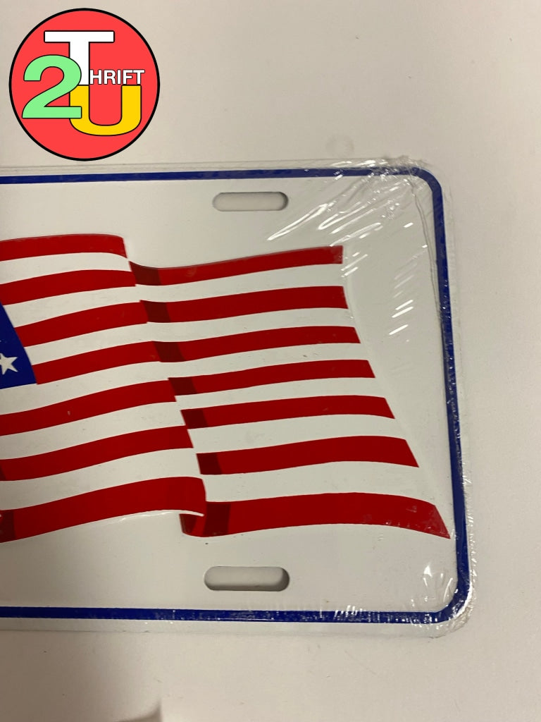 Flag Vanity Plate