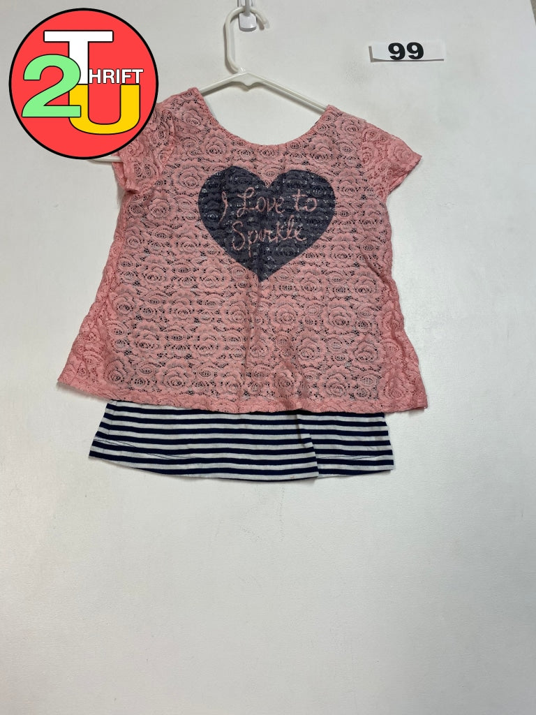 Girls 6X Lily Bleu Shirt