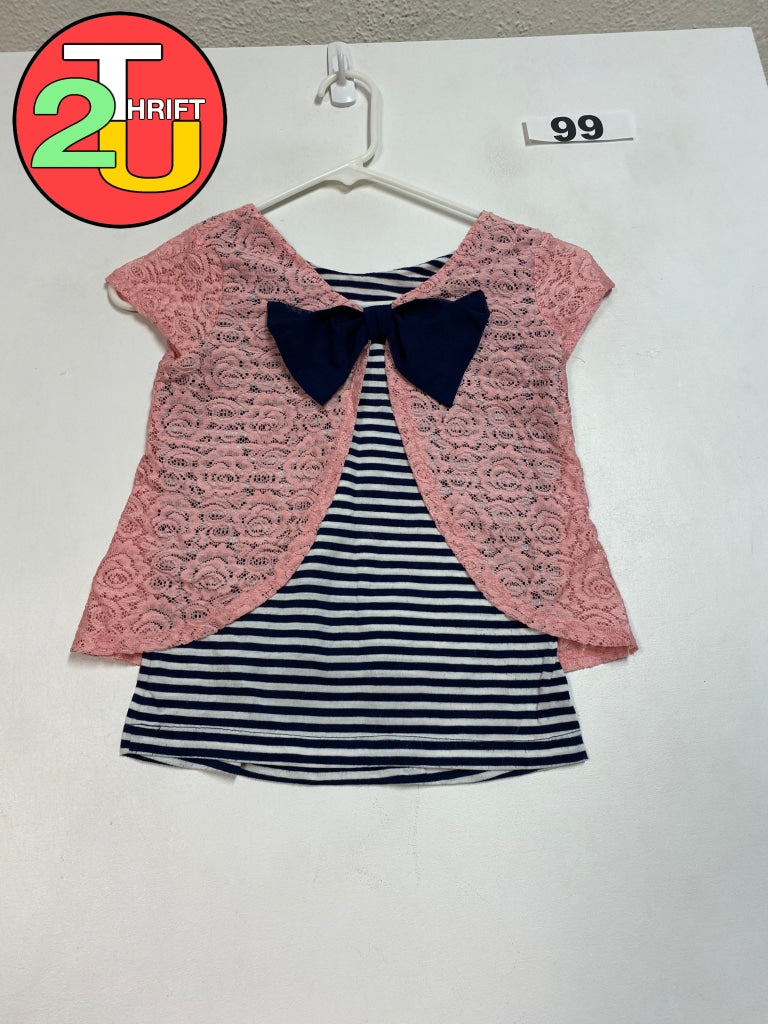 Girls 6X Lily Bleu Shirt