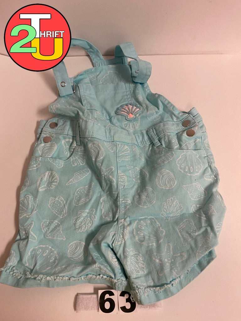 Girls 8 As Is 365 Overalls