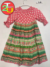 Load image into Gallery viewer, Girls Ns Pink &amp; Green Dress
