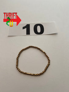 Golden Beaded Bracelet