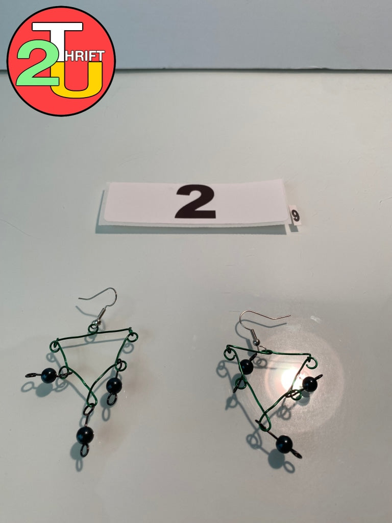 Green Earrings