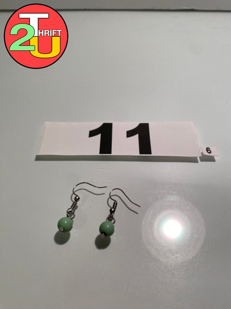Green Earrings
