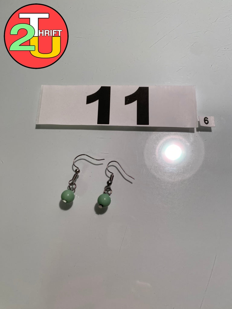 Green Earrings