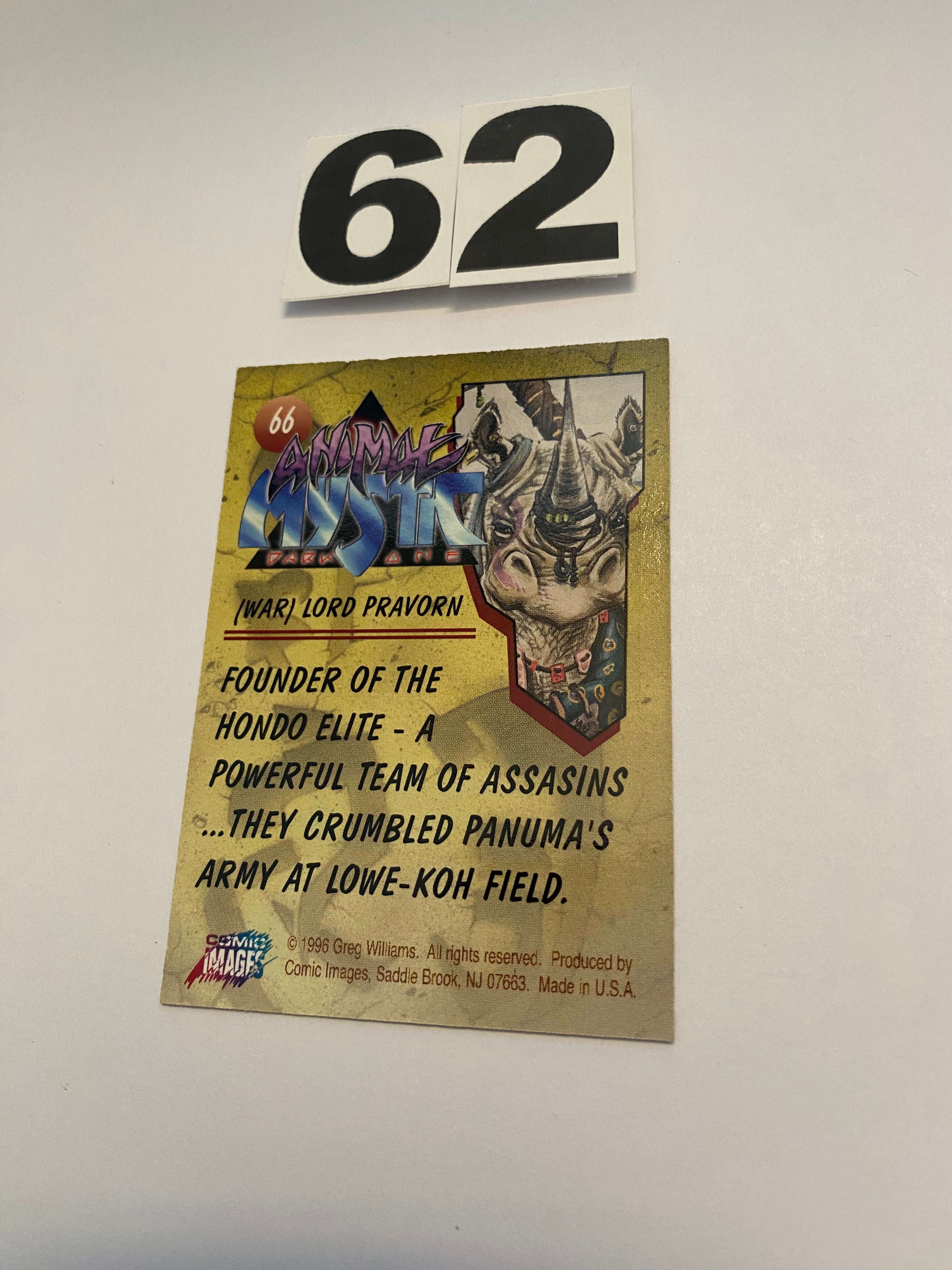 Comic Image Card