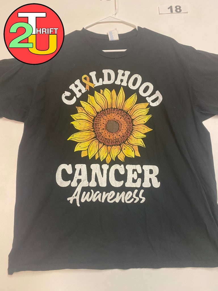 Mens 2Xl Childhood Cancer Shirt