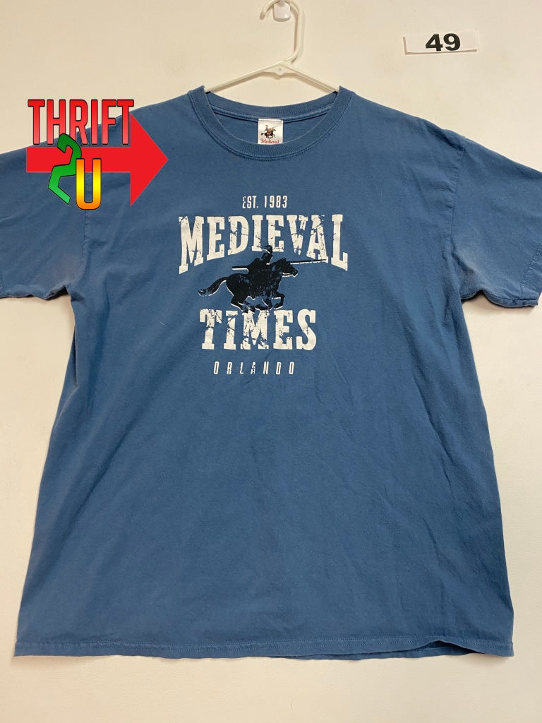 Mens L Medieval Times Shirt