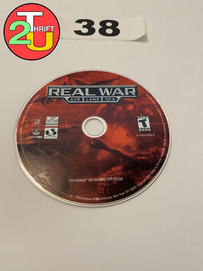 Pc Disc Real War Air Land Sea Video Game