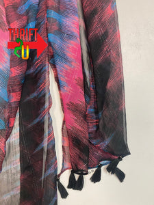 Pink & Black Scarf