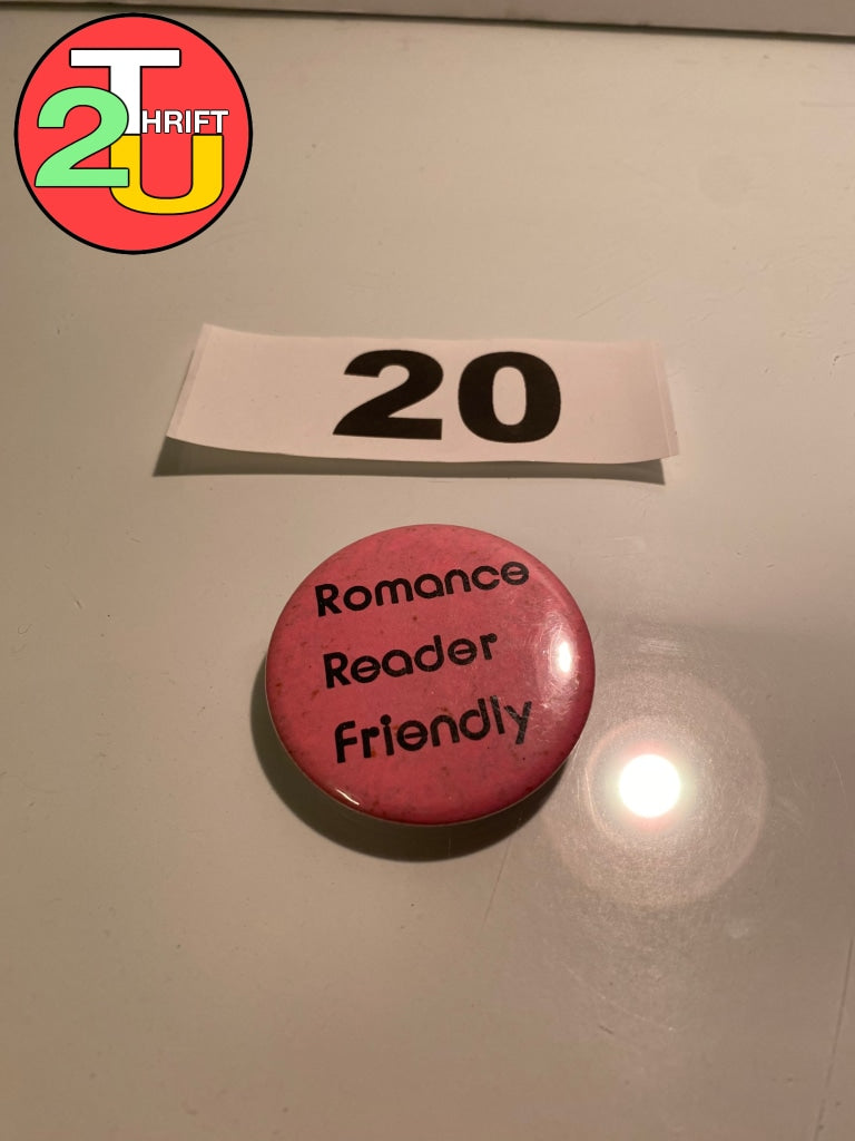 Romance Reader Pin