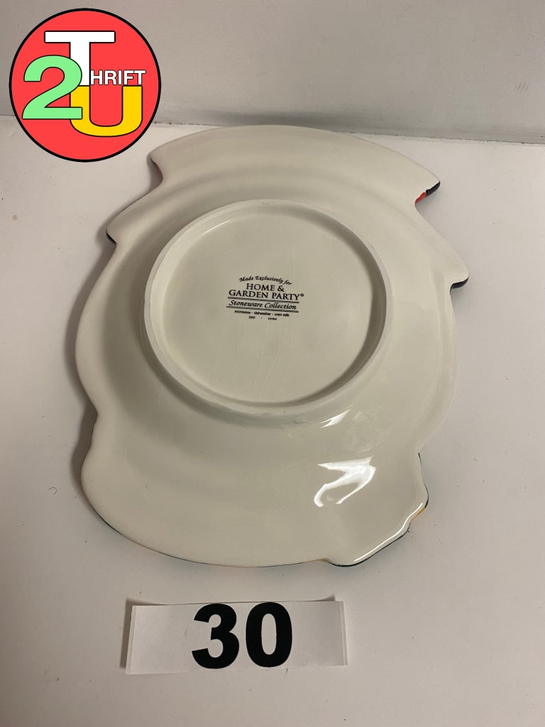 Snowman Plate