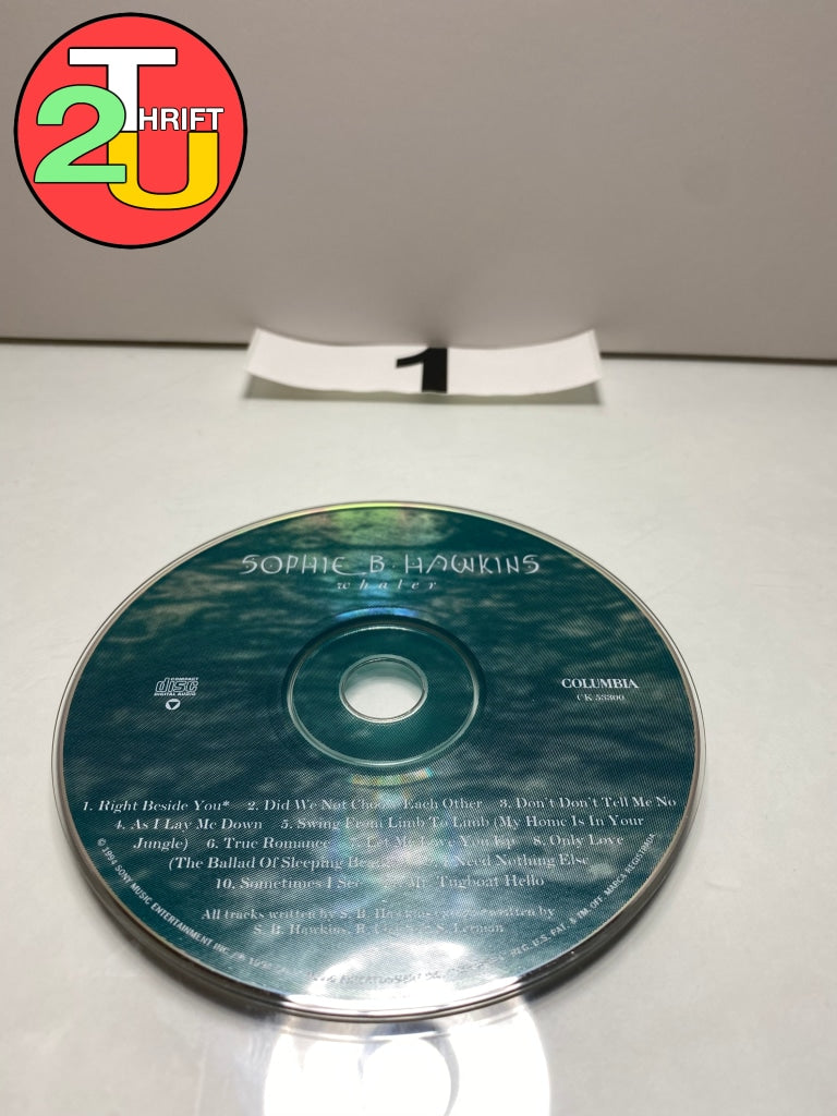 Sophie B Hawkins Whalers CD
