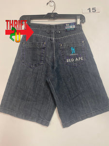 Womens 10 Red Ape Shorts