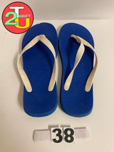 Load image into Gallery viewer, Womens Blue Flip Flop Shoes
