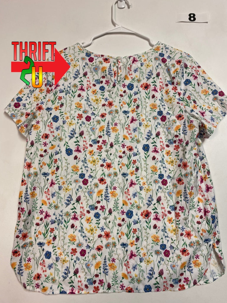 Womens L Faded Glory Shirt