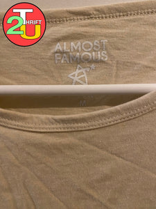 Womens M Almost Famous * As Is Shirt