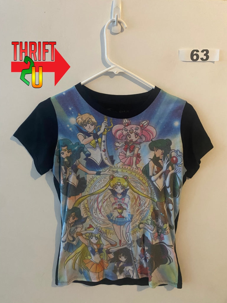 Womens M Sailor Moon Shirt