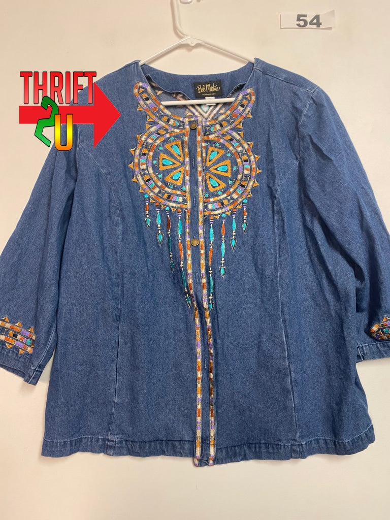 Womens Xl Bob Mackie Jacket