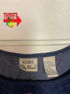 Womens Xl Koret Jean Dress
