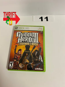 Xbox 360 Live Guitar Hero Legends Of Rock 3 Video Game